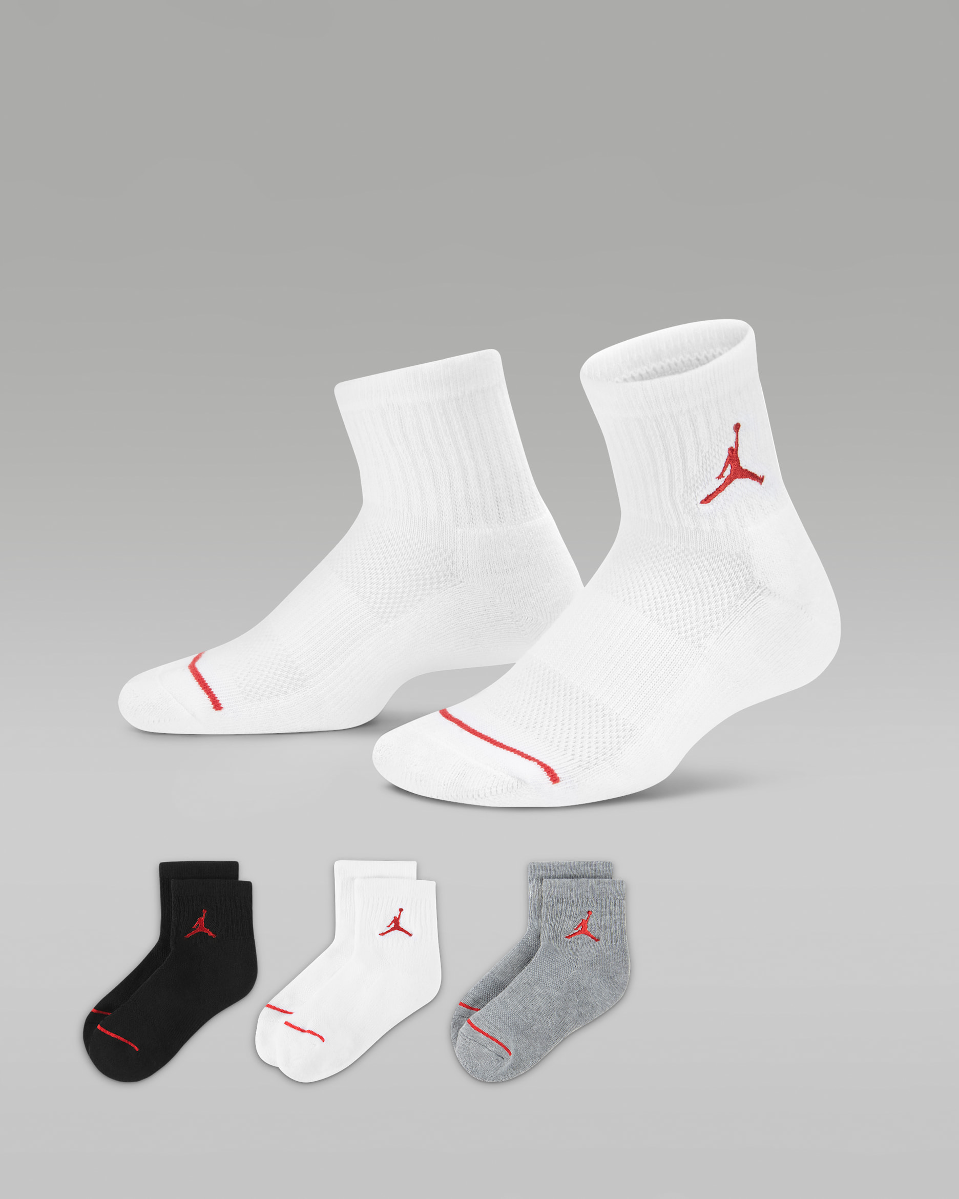 NIKE公式】ジョーダン キッズ クッションド アンクル (3足).オンライン